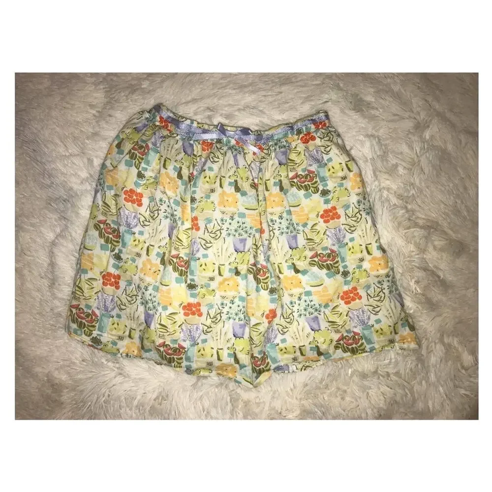 Gymboree Bonjour Providence Market Print Skirt Size 3